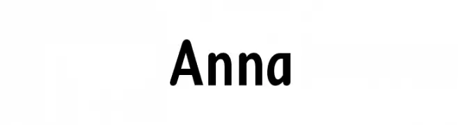 Anna  Frei Schriftart Herunterladen
