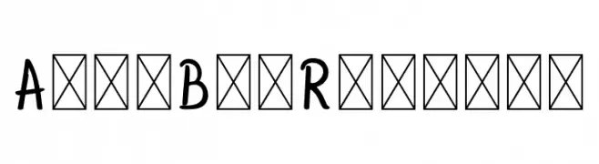 AnnaBeeRegular  免费字体下载