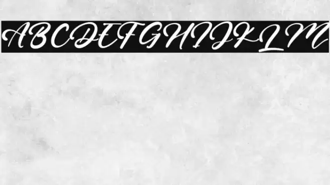 AnnaJones Font examples