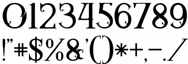 Annabel 1 Font OTHER CHARS