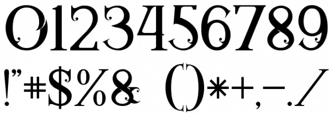 Annabel1 Font OTHER CHARS