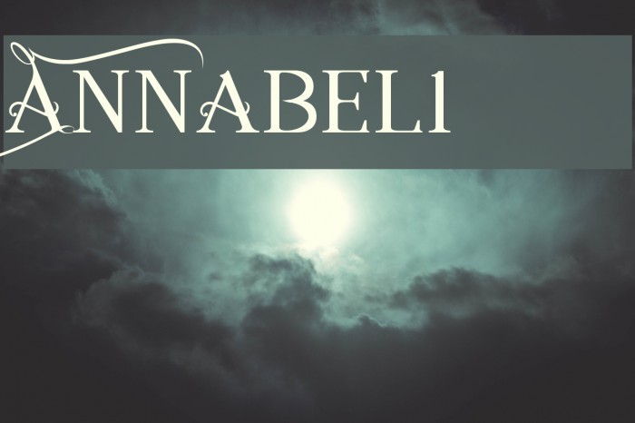 Annabel1 Font examples