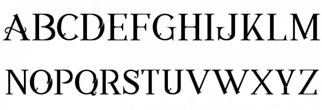 Annabel1 خط أحرف صغيرة