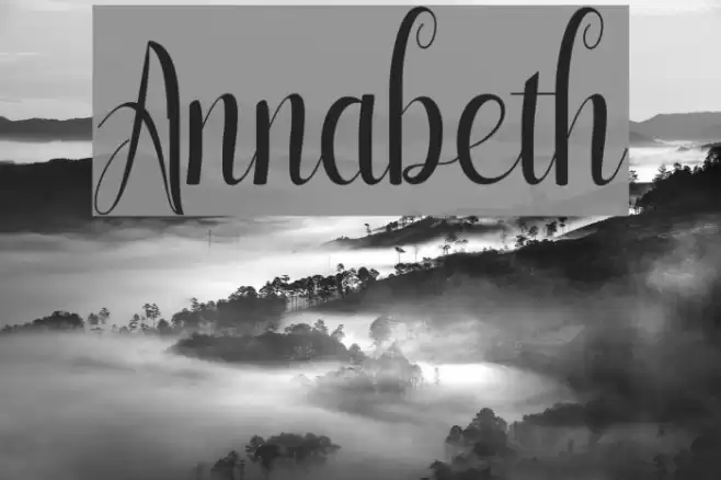 Annabeth Font examples