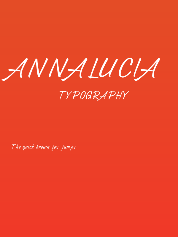Annalucia Poster