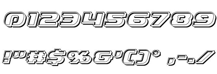 Annapolis Bevel Italic Font OTHER CHARS