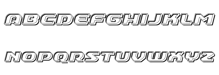Annapolis Bevel Italic Font LOWERCASE