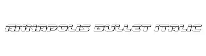 Annapolis Bullet Italic 