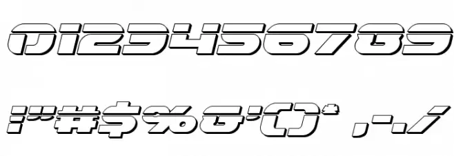 Annapolis Bullet Italic Font OTHER CHARS