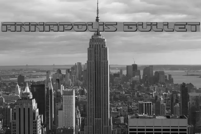 Annapolis Bullet Font examples