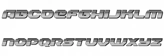 Annapolis Chrome Italic Fonte MAIÚSCULAS