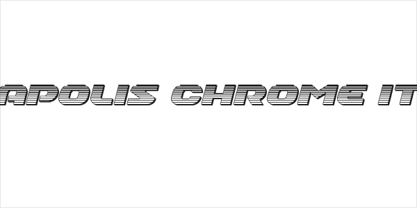 Annapolis Chrome Italic Logo