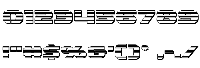 Annapolis Chrome Font OTHER CHARS