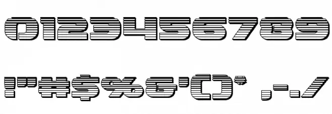 Annapolis Chrome Font OTHER CHARS