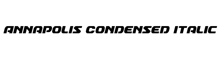 Annapolis Condensed Italic  नि: शुल्क फ़ॉन्ट्स डाउनलोड