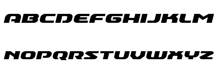 Annapolis Expanded Italic Font LOWERCASE