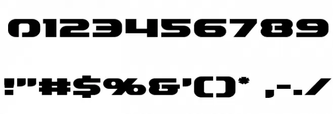 Annapolis Expanded Font OTHER CHARS