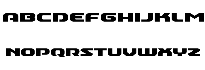 Annapolis Expanded Font LOWERCASE