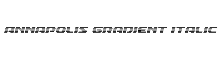 Annapolis Gradient Italic  Descarca Fonturi Gratis