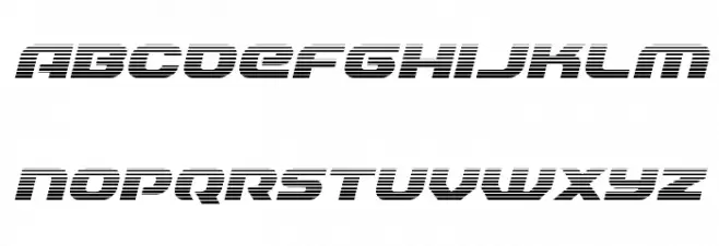 Annapolis Gradient Italic Caratteri MAIUSCOLE