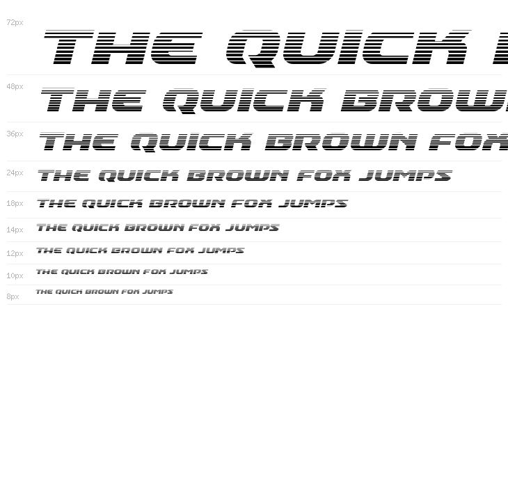 Annapolis Gradient Italic Waterfall