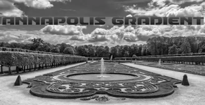Annapolis Gradient Font examples