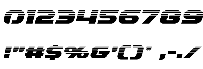 Annapolis Halftone Italic Font OTHER CHARS