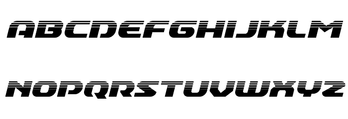 Annapolis Halftone Italic Font LOWERCASE
