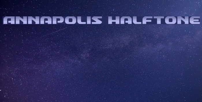 Annapolis Halftone Example 1