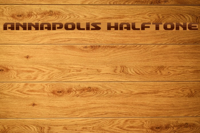 Annapolis Halftone Example 2