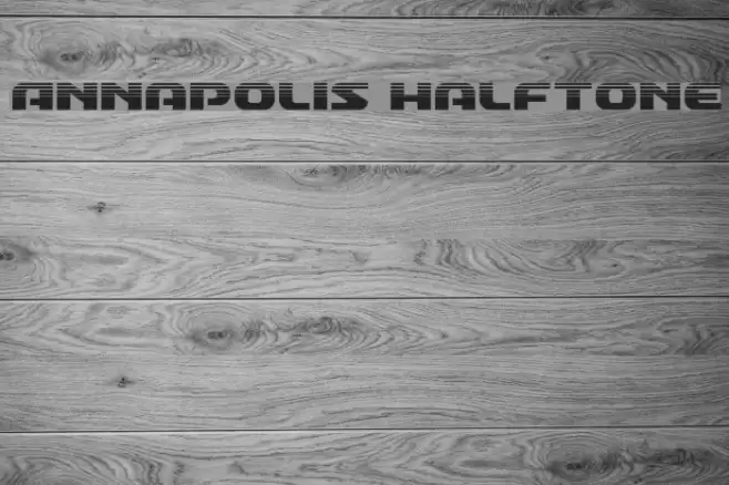 Annapolis Halftone Font examples