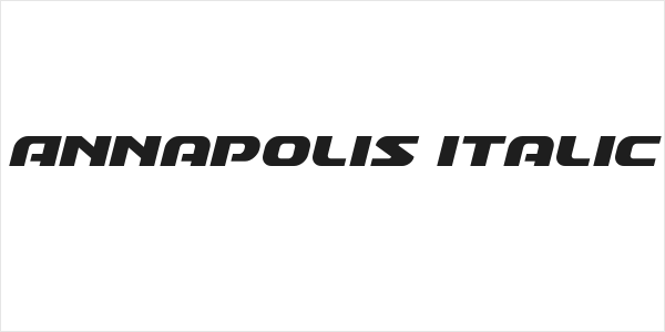 Annapolis Italic Logo