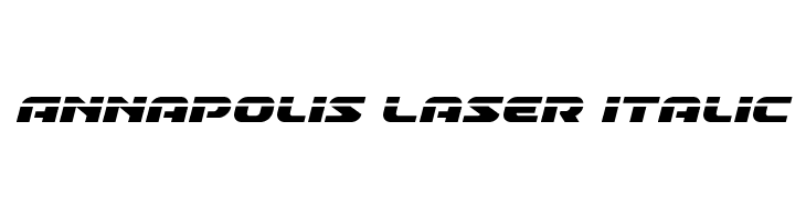 Annapolis Laser Italic  免费字体下载