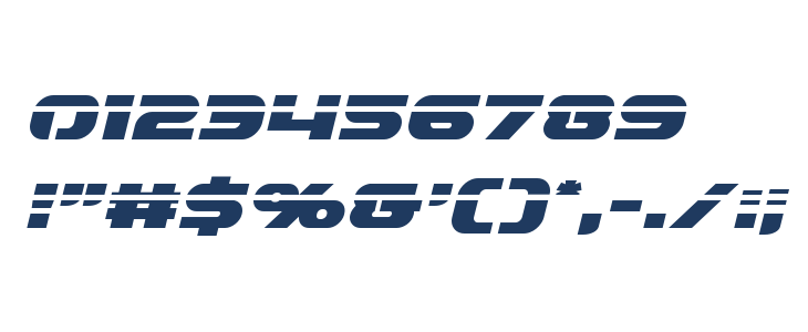 Annapolis Laser Italic Other Characters