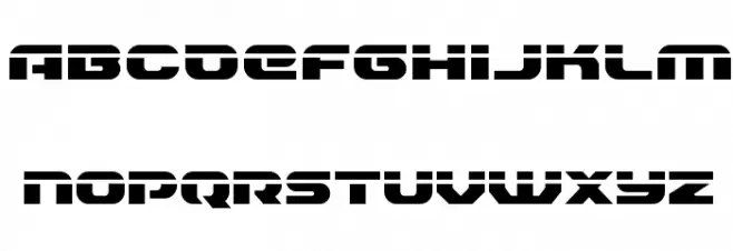 Annapolis Laser Schriftart Groß