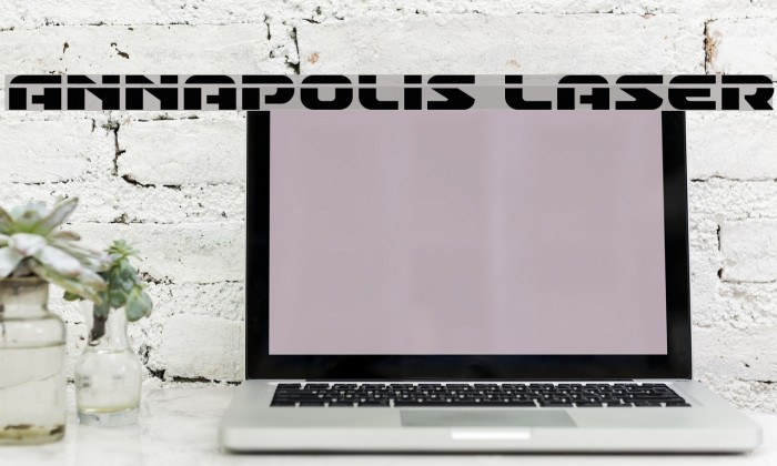 Annapolis Laser Font examples