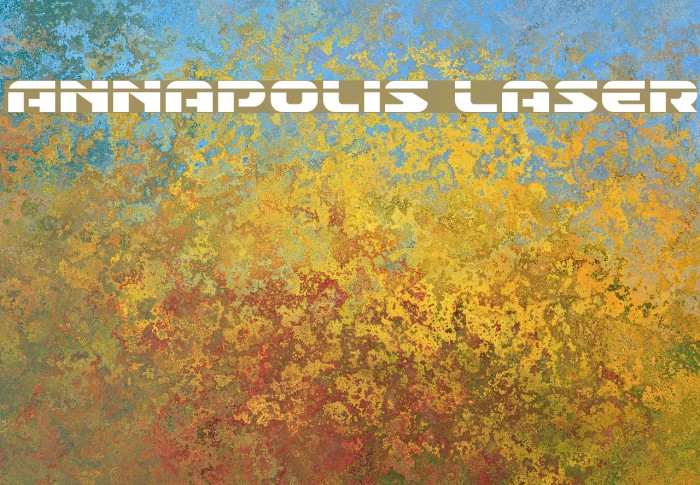 Annapolis Laser Font examples