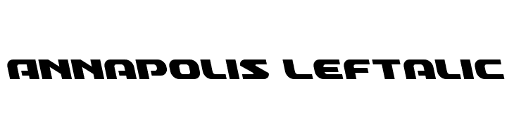 Annapolis Leftalic  font caratteri gratis
