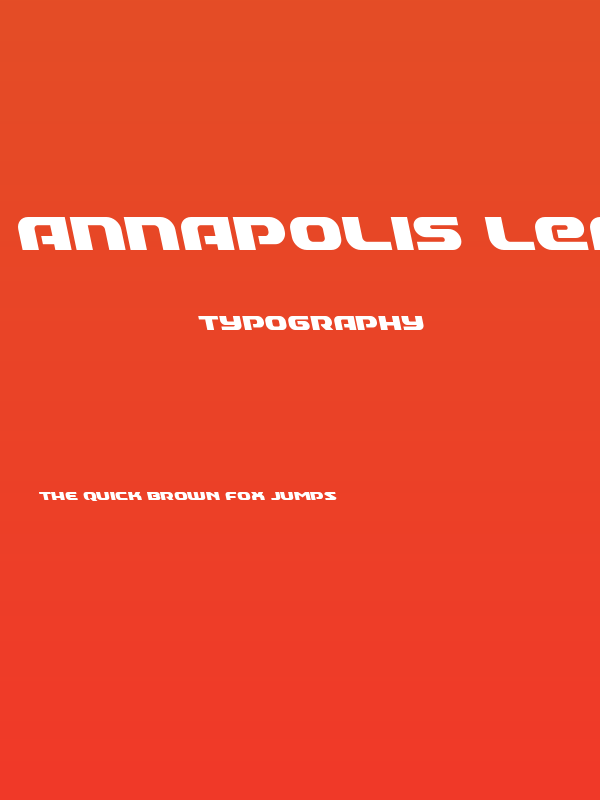 Annapolis Leftalic Poster