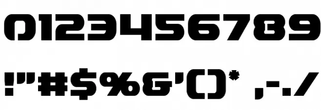 Annapolis Lower Case Condensed Font OTHER CHARS