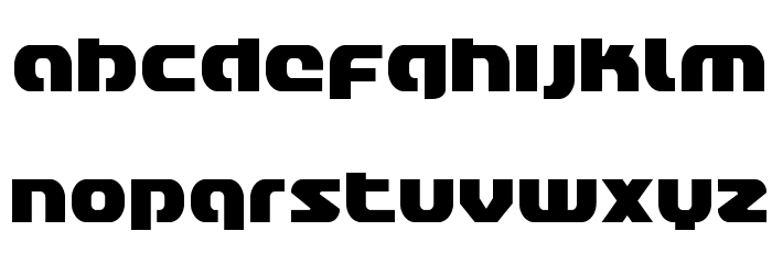 Annapolis Lower Case Condensed Font LOWERCASE
