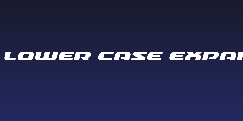 Annapolis Lower Case Expanded Italic Social Header