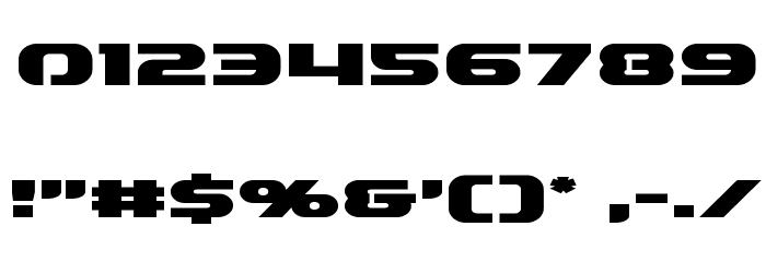 Annapolis Lower Case Expanded Font OTHER CHARS