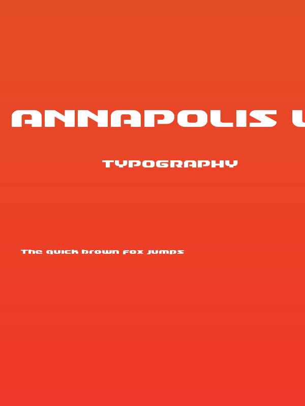 Annapolis Lower Case Expanded Poster