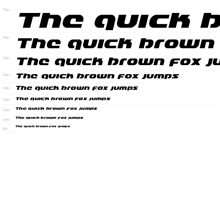 Annapolis Lower Case Italic Waterfall