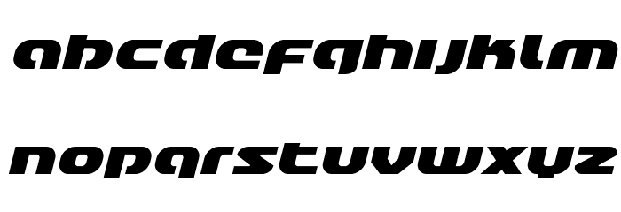 Annapolis Lower Case Italic Font LOWERCASE