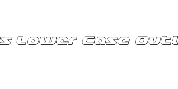 Annapolis Lower Case Outline Italic Logo