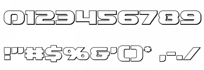 Annapolis Lower Case Outline Font OTHER CHARS