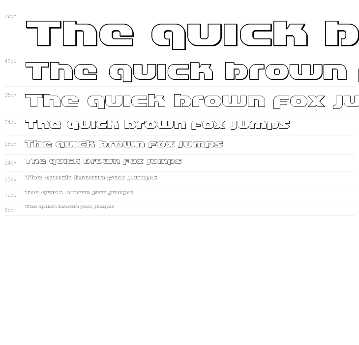 Annapolis Lower Case Outline Waterfall