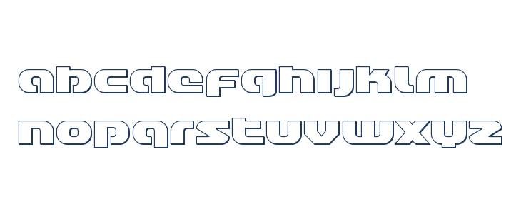 Annapolis Lower Case Outline Lowercase